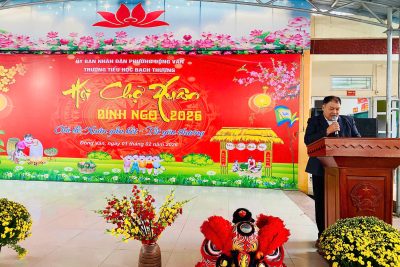 RỘN RÀNG HỘI CHỢ XUÂN BÍNH NGỌ 2026 TẠI TRƯỜNG TIỂU HỌC BẠCH THƯỢNG